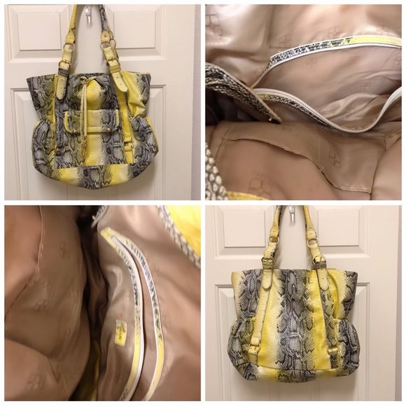 Iman snakeskin print - Large Shoulder Bag Purse - Picture 4 of 4